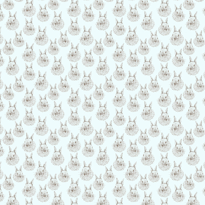 Blackout roller blind for window Rabbits