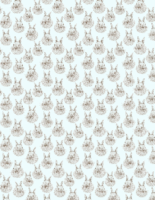 Blackout roller blind for window Rabbits