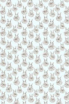 Blackout roller blind for window Rabbits
