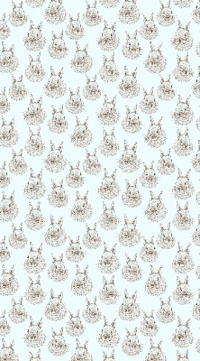 Blackout roller blind for window Rabbits