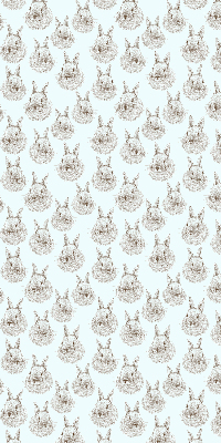 Blackout roller blind for window Rabbits