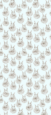 Blackout roller blind for window Rabbits