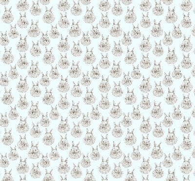 Blackout roller blind for window Rabbits