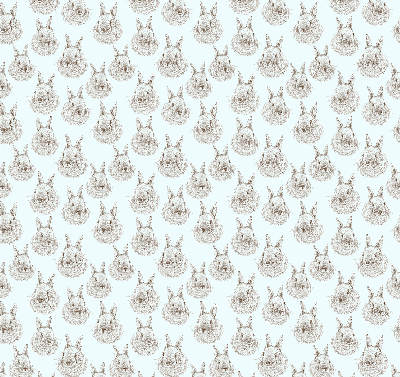 Blackout roller blind for window Rabbits