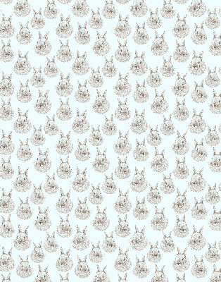 Blackout roller blind for window Rabbits