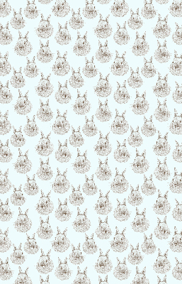 Blackout roller blind for window Rabbits