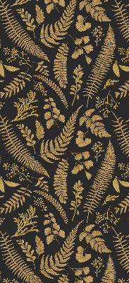 Blackout roller blind Yellow ferns