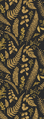 Blackout roller blind Yellow ferns