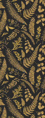 Blackout roller blind Yellow ferns