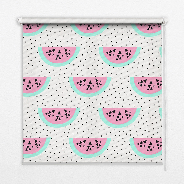 Blackout roller blind watermelon color for window