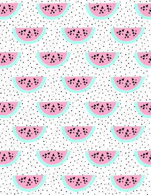 Blackout roller blind for window Watermelon