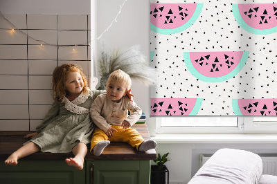 Blackout roller blind watermelon color for window