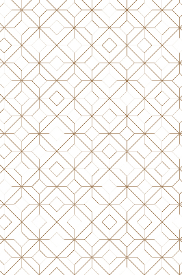 Fabric roller blind for window Brown pattern