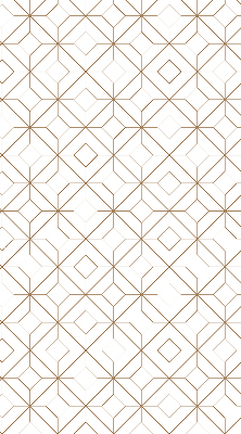 Fabric roller blind for window Brown pattern