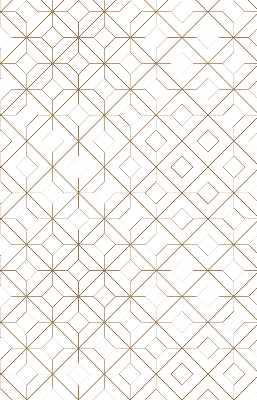 Fabric roller blind for window Brown pattern