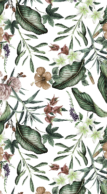Blackout roller blind for window Exotic nature
