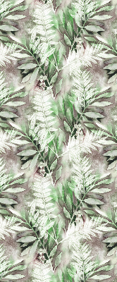 Fabric roller blind for window Shiny leaves