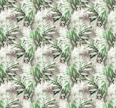 Fabric roller blind for window Shiny leaves