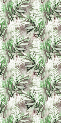 Fabric roller blind for window Shiny leaves