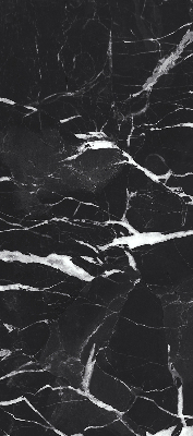 Blackout roller blind in black marble