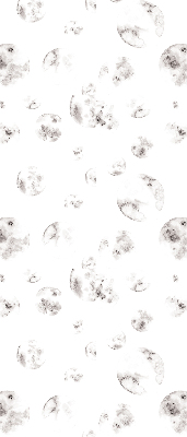 Blackout roller blind planets print