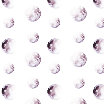 Blackout roller blind for window Gray planets