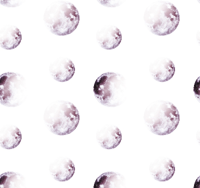Blackout roller blind for window Gray planets