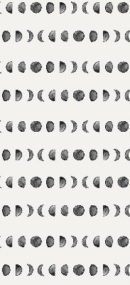 Fabric roller blind for window Moon phases