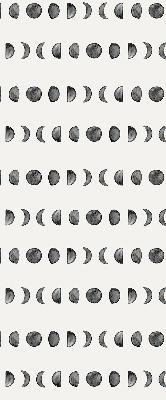 Fabric roller blind for window Moon phases