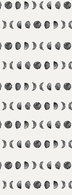 Fabric roller blind for window Moon phases