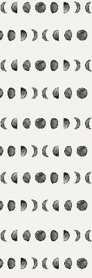 Fabric roller blind for window Moon phases