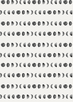 Fabric roller blind for window Moon phases