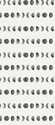 Fabric roller blind for window Moon phases