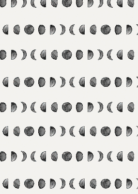 Fabric roller blind for window Moon phases