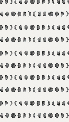 Fabric roller blind for window Moon phases