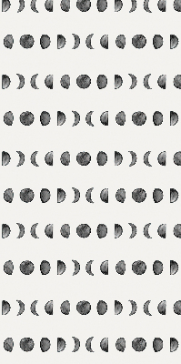 Fabric roller blind for window Moon phases