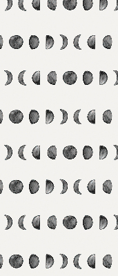 Fabric roller blind for window Moon phases
