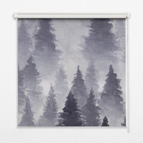 Blackout roller blind Misty forest