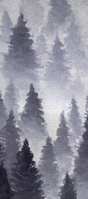 Blackout roller blind Misty forest