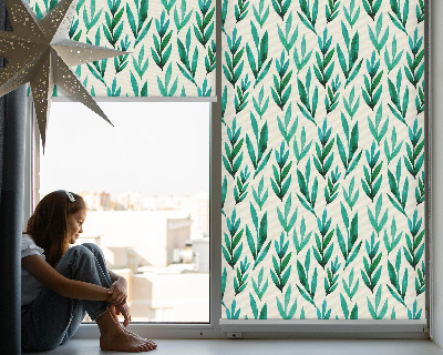 Blackout roller blind for window Plants