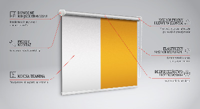 Blackout roller blind Dark orange