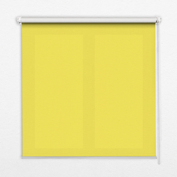 Blackout roller blind for window Yellow