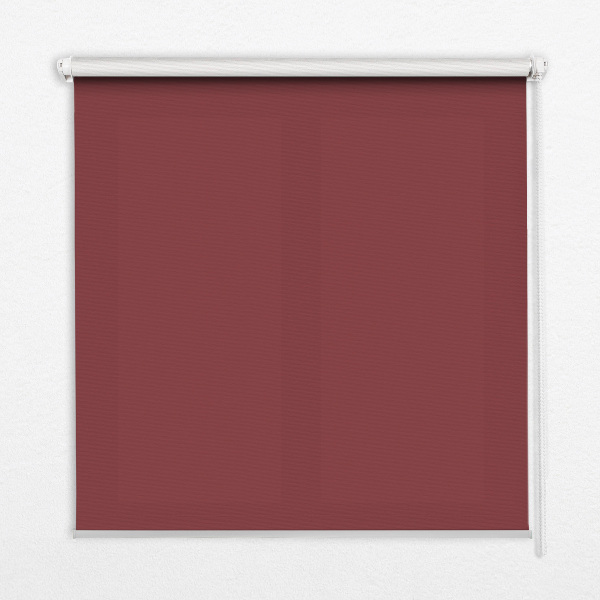 Fabric roller blind for window Claret