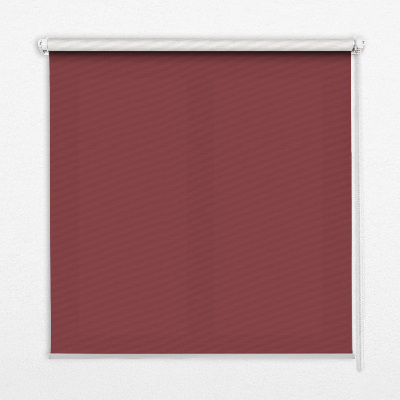 Fabric roller blind for window Claret
