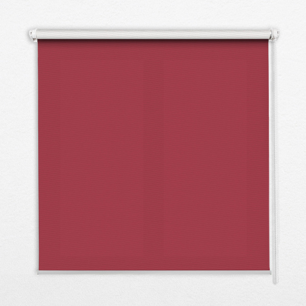 Blackout roller blind Dark red