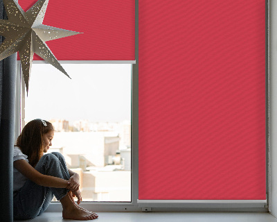 Blackout roller blind for window Red