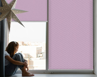Fabric roller blind for window Pink