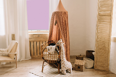 Fabric roller blind for window Pink