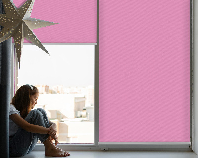 Blackout roller blind for window Pink
