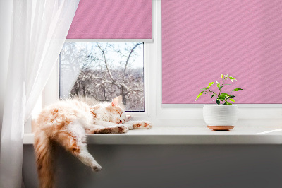 Blackout roller blind for window Pink